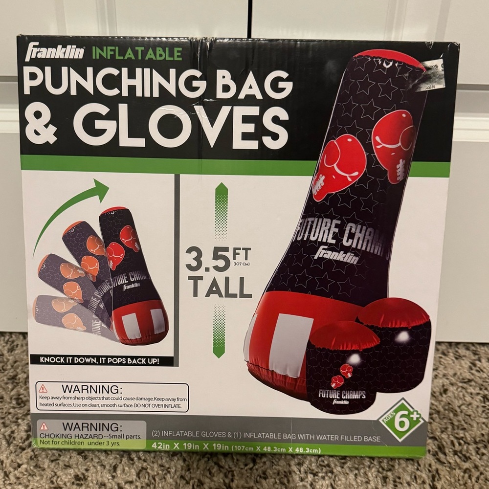 NWT - Kids Inflatable Punching Bag